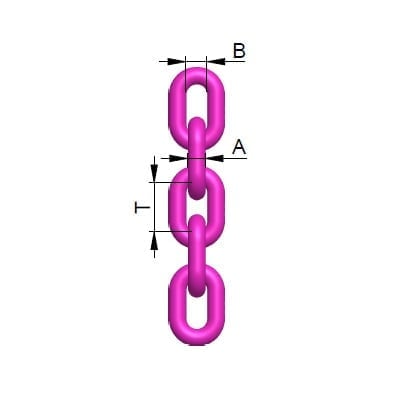 RUD 6mm RUD VIP-Kranzkette einfachr Güteklasse 10  WLL 1,65 / 1,2Ton