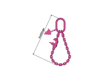 RUD 6mm RUD VIP-Kranzkette einfach, verkürzbar Güteklasse 10 WLL 1,65 / 1,2Ton