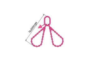 RUD 20mm RUD VIP-Kranzkette doppelt Güteklasse 10  WLL 27,2 / 19,2Ton