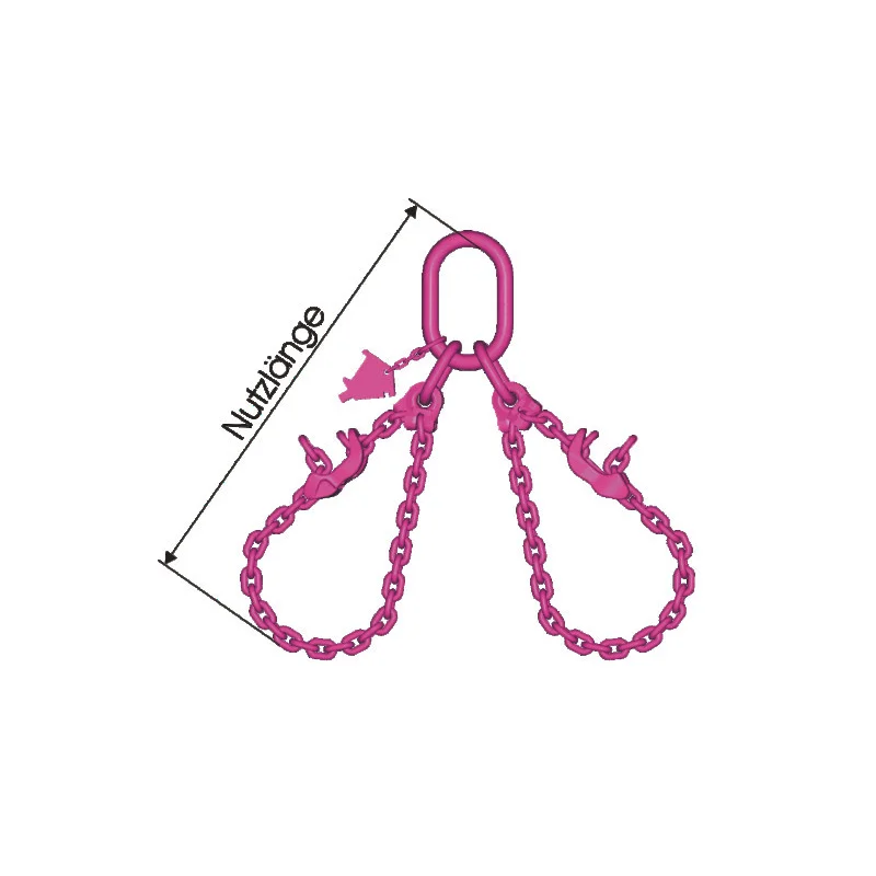 RUD 6mm RUD VIP-Kranzkette doppelt ,verkürzbar Güteklasse 10 WLL 2,55 / 1,8Ton