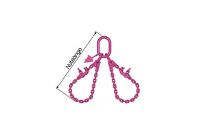 RUD 20mm RUD VIP-Kranzkette doppelt, verkürzbar Güteklasse 10  WLL 27,2 / 19,2Ton