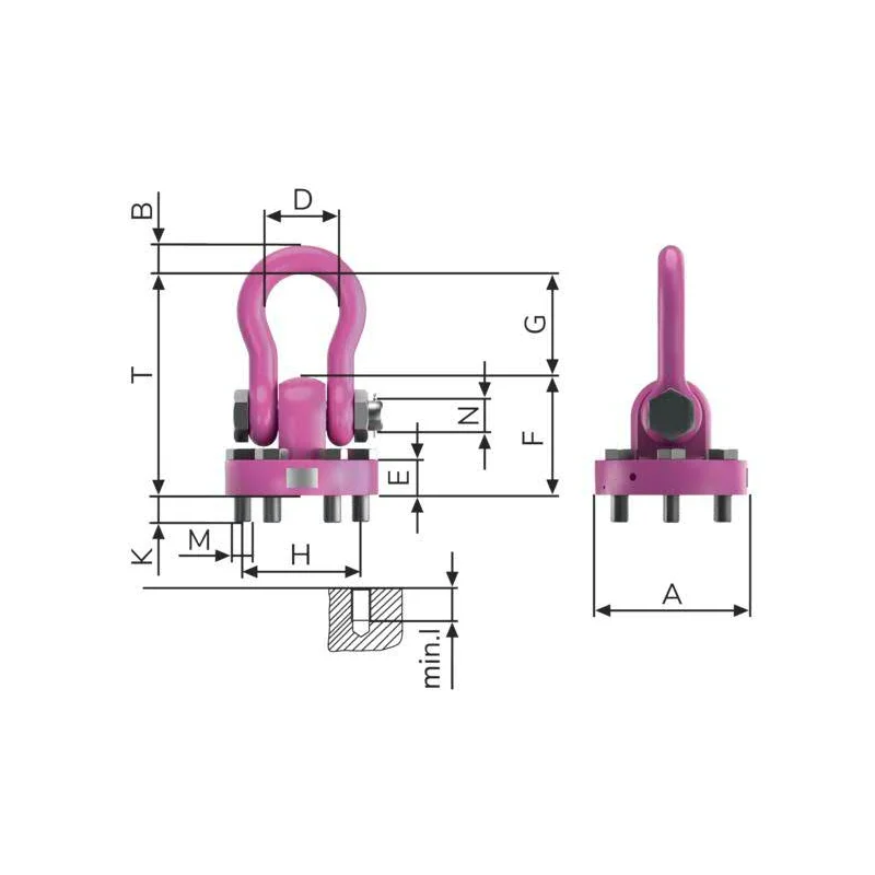 RUD Wirbelbock WBPG Güteklasse 10