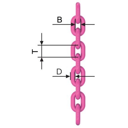 RUD VIP Kette Güteklasse 10 Rundstahlketten Pulverbeschichtet