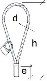 Seilschlaufe M-Draht M12