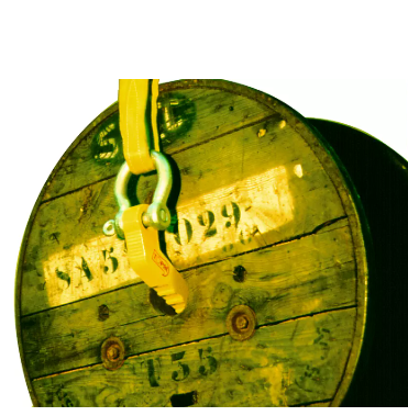 Hebehaken kabeltrommeln