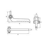 Hebehaken kabeltrommeln