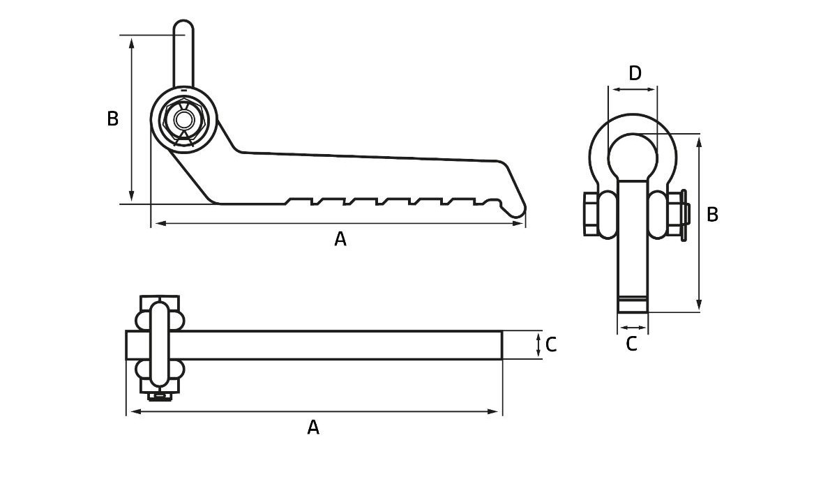 Hebehaken kabeltrommeln