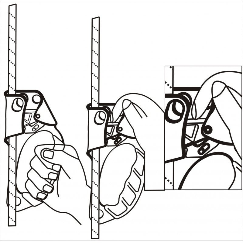 Kratos Safety Handsteigklemme Rechts