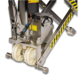Scherenhubwagen Edelstahl 1000 kg elektrisch