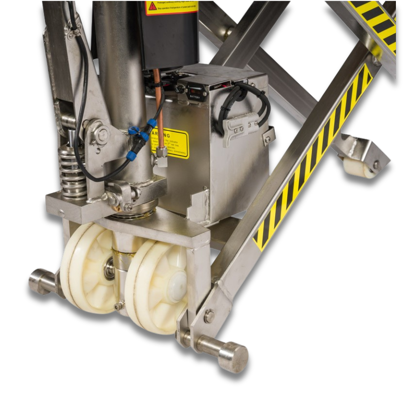 Scherenhubwagen Edelstahl 1000 kg elektrisch