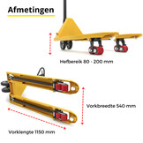 Hubwagen HPTD25PDP-E 2500 kg