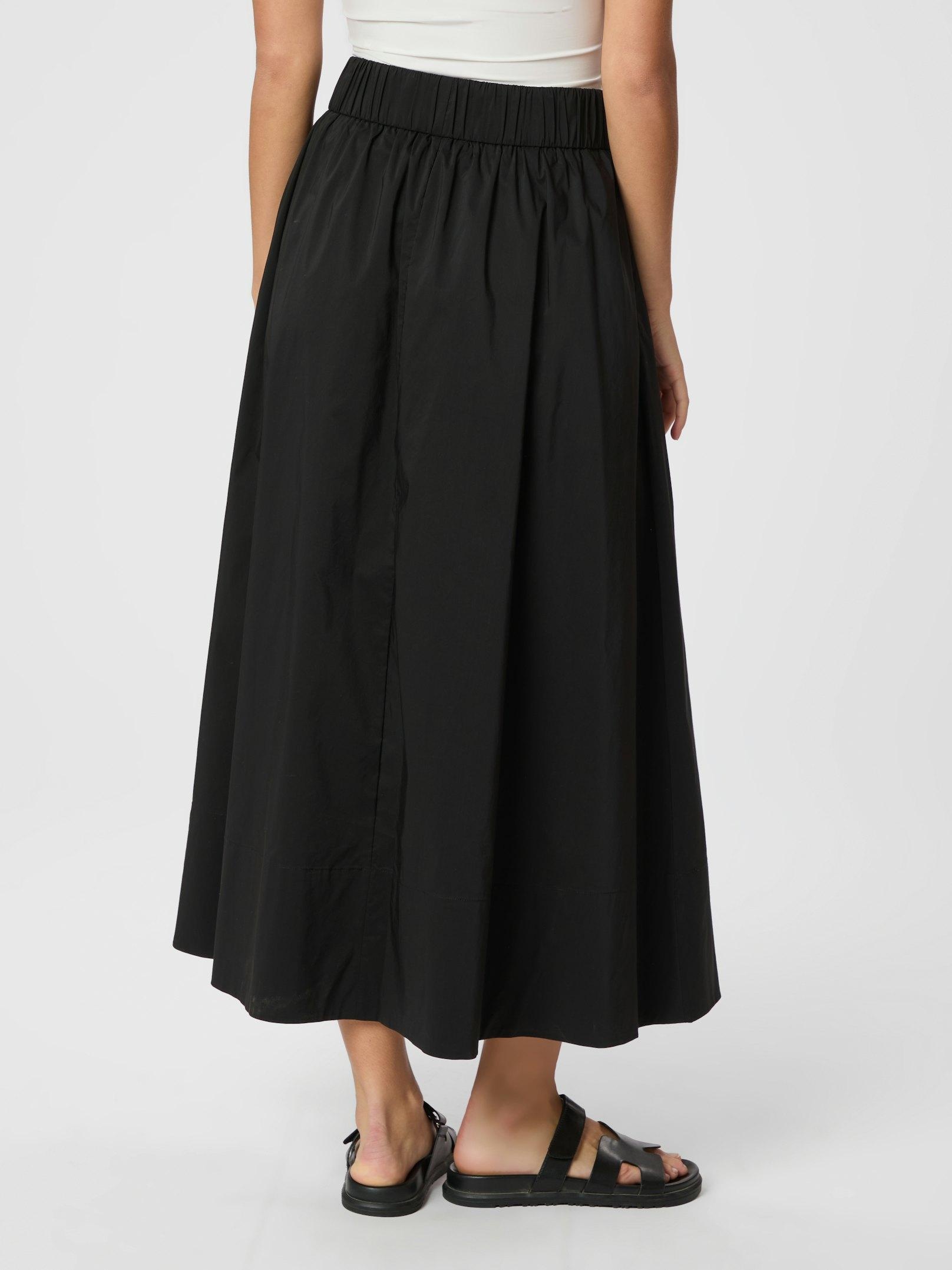 Yara Long Poplin Skirt
