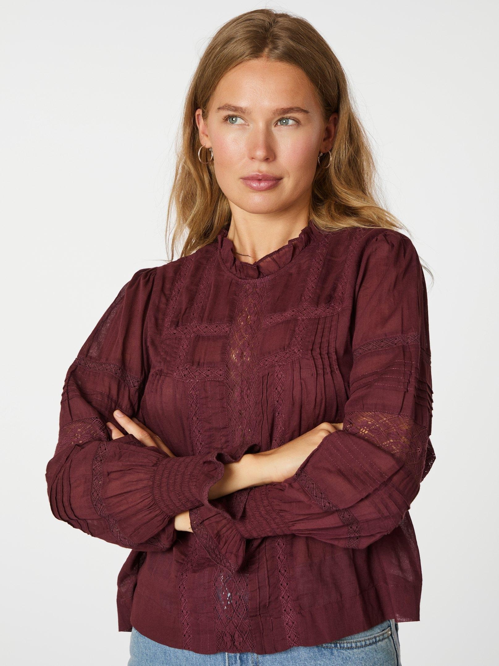 Neo Noir Ebba S Voile Blouse