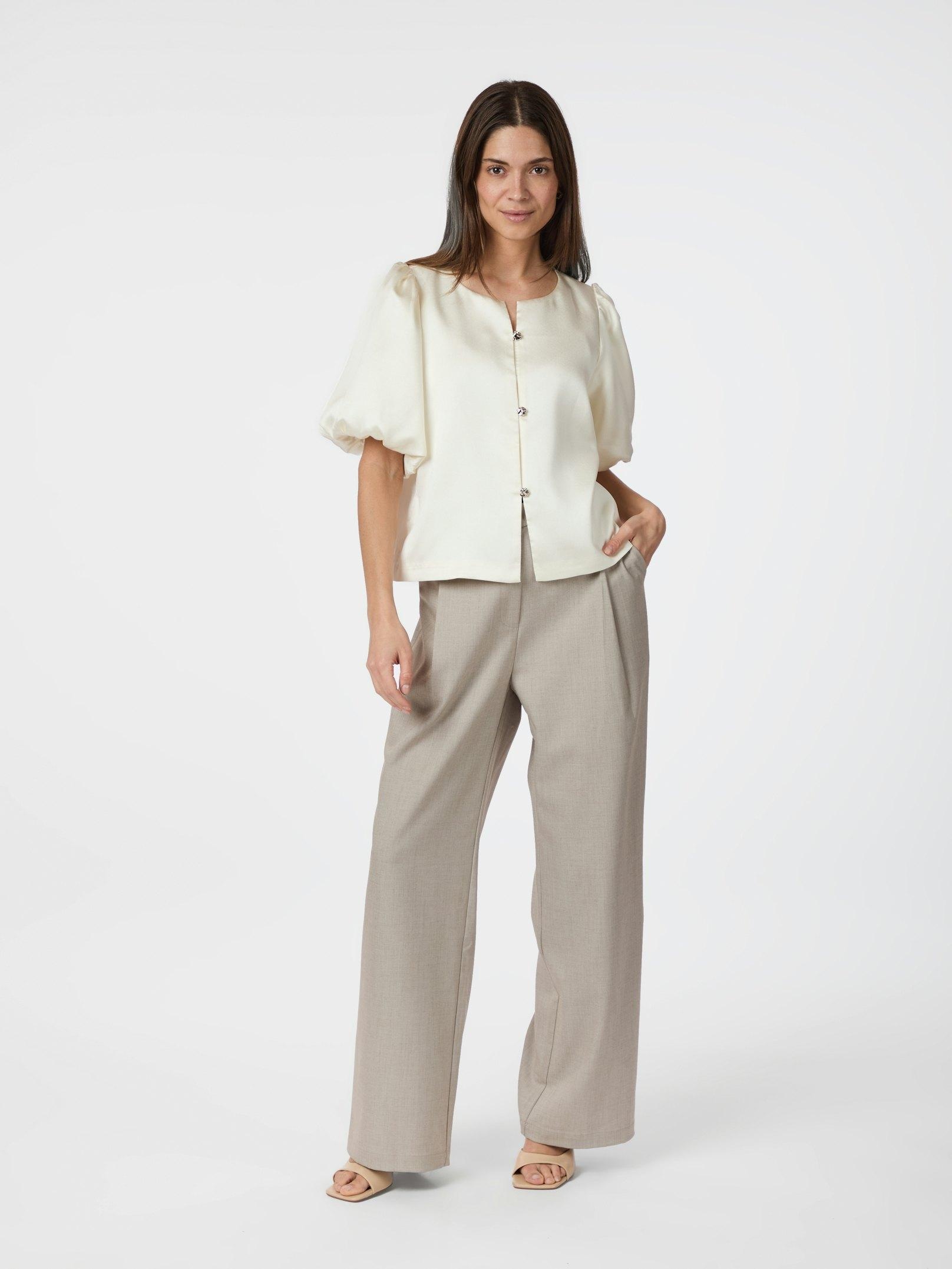 Aisa Dull Satin Blouse