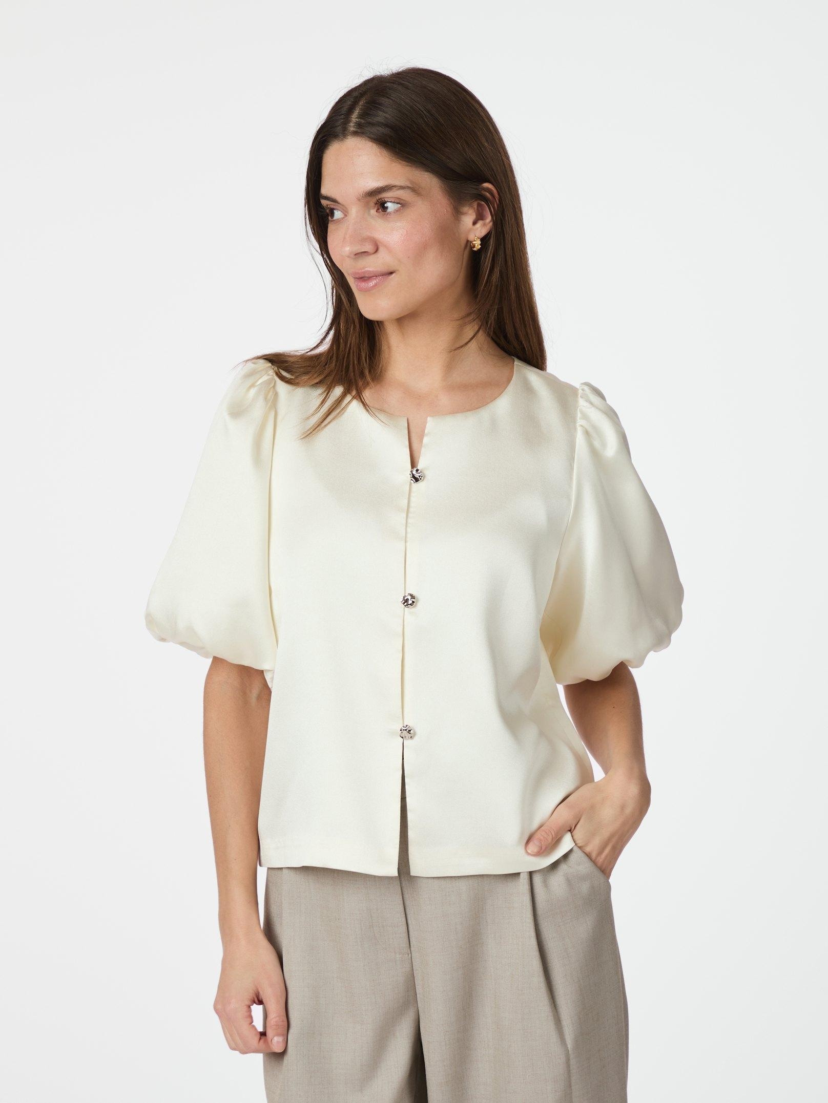 Aisa Dull Satin Blouse