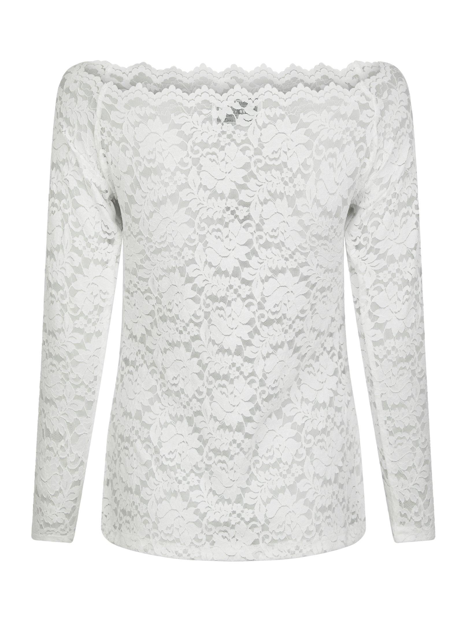 Casadi Lace Flower Blouse