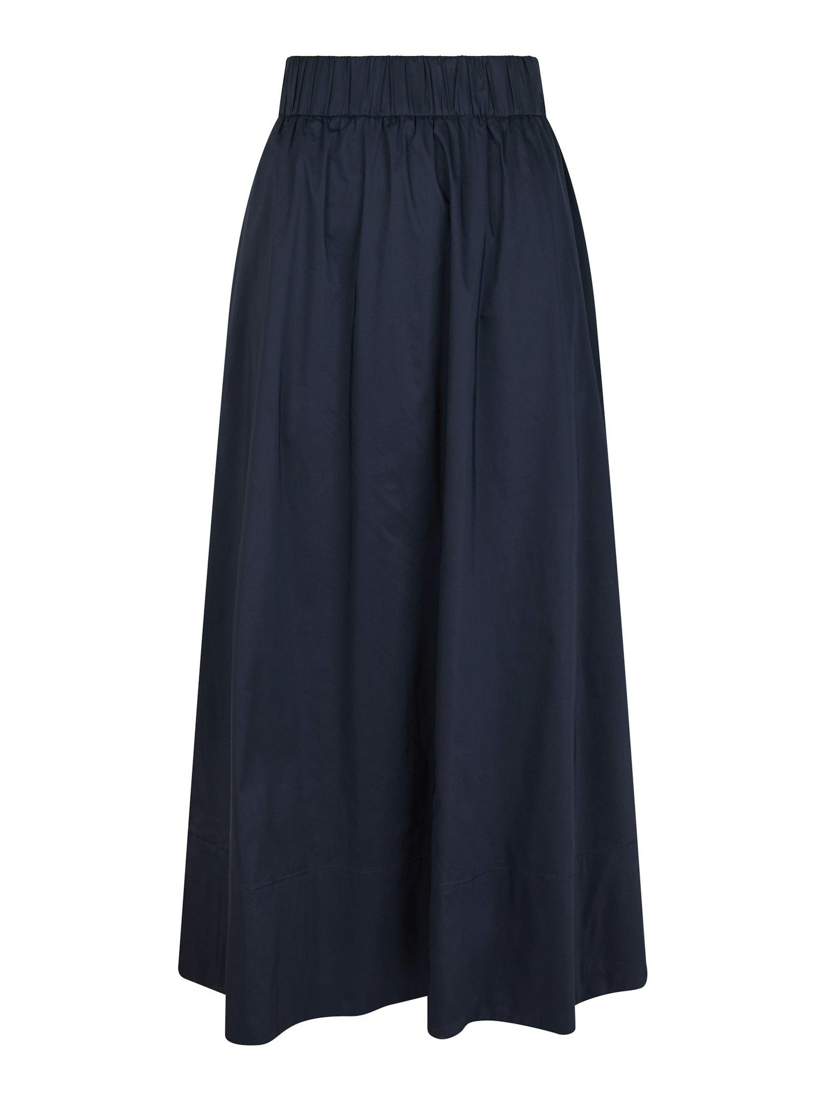 Neo Noir Yara Long Poplin Skirt