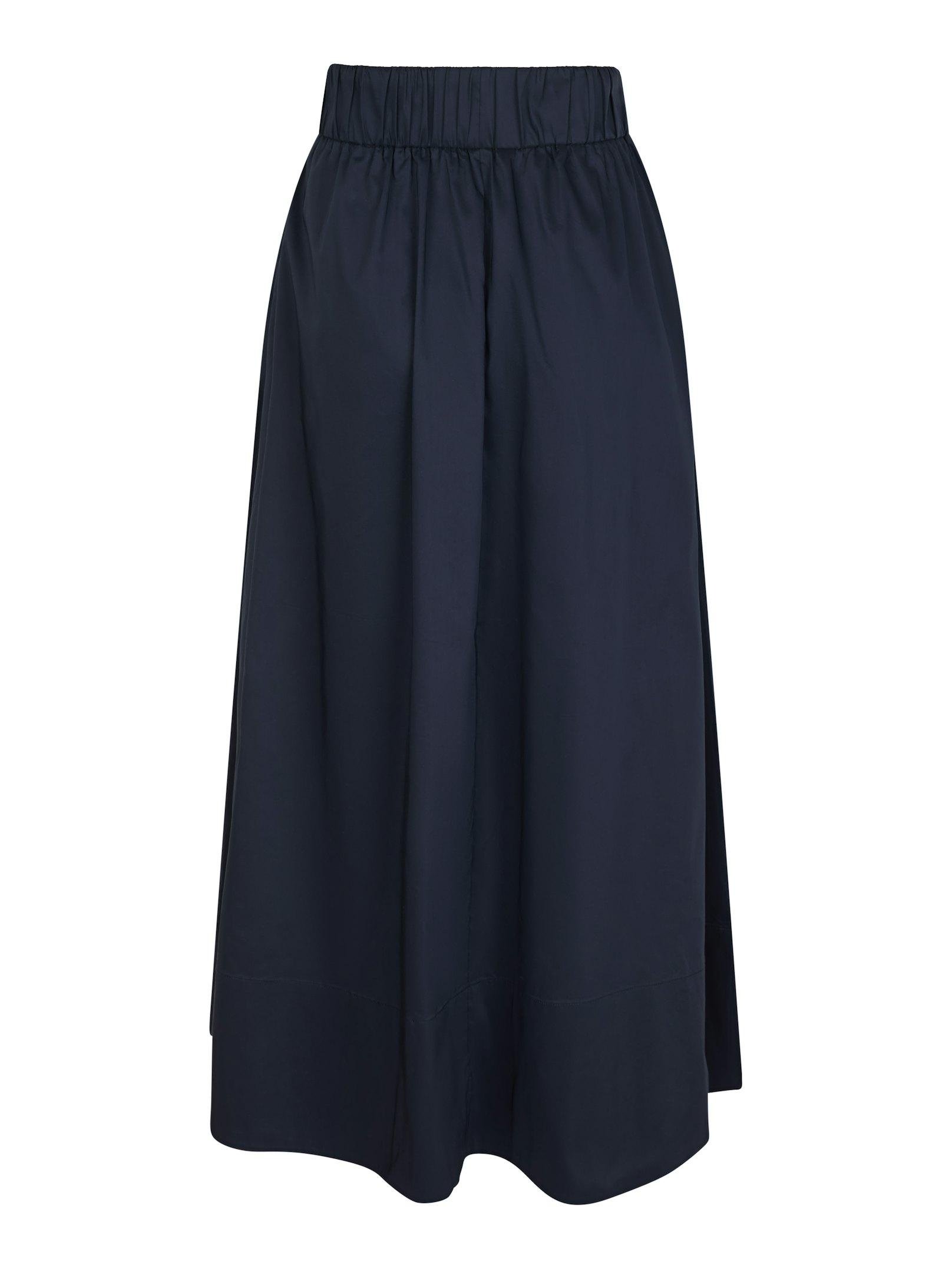 Yara Long Poplin Skirt