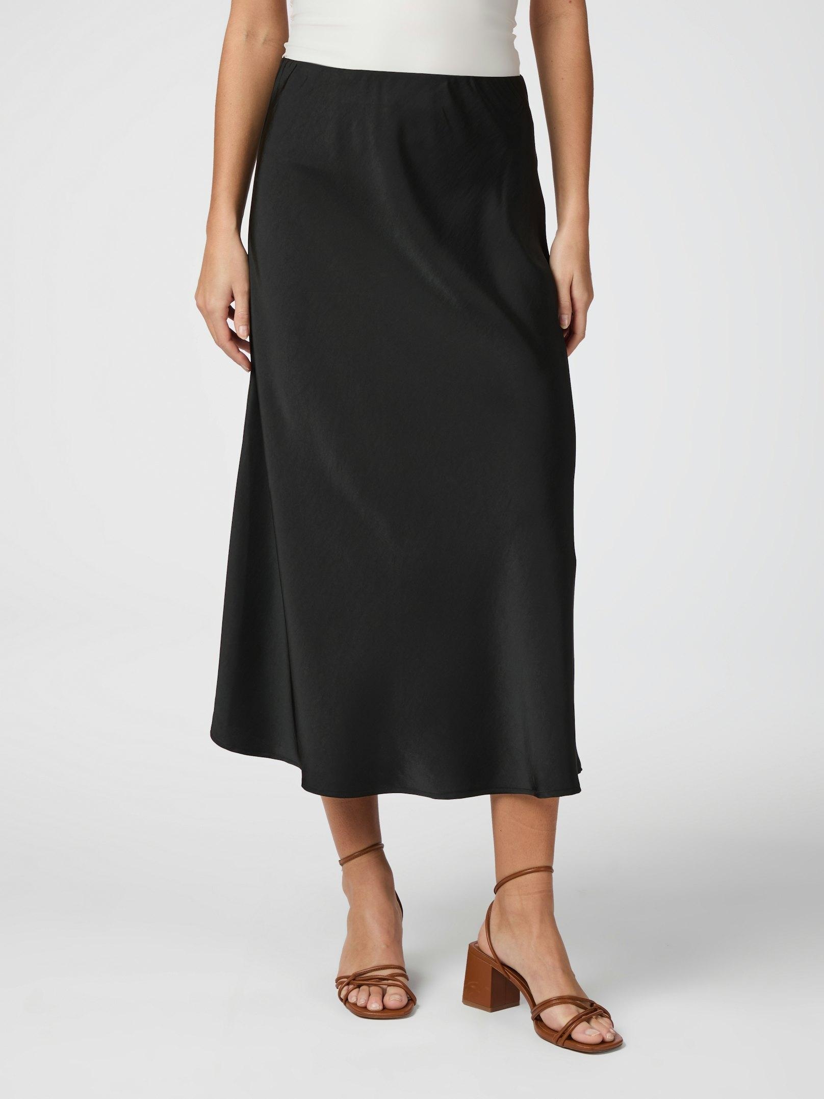 Bovary satin skirt