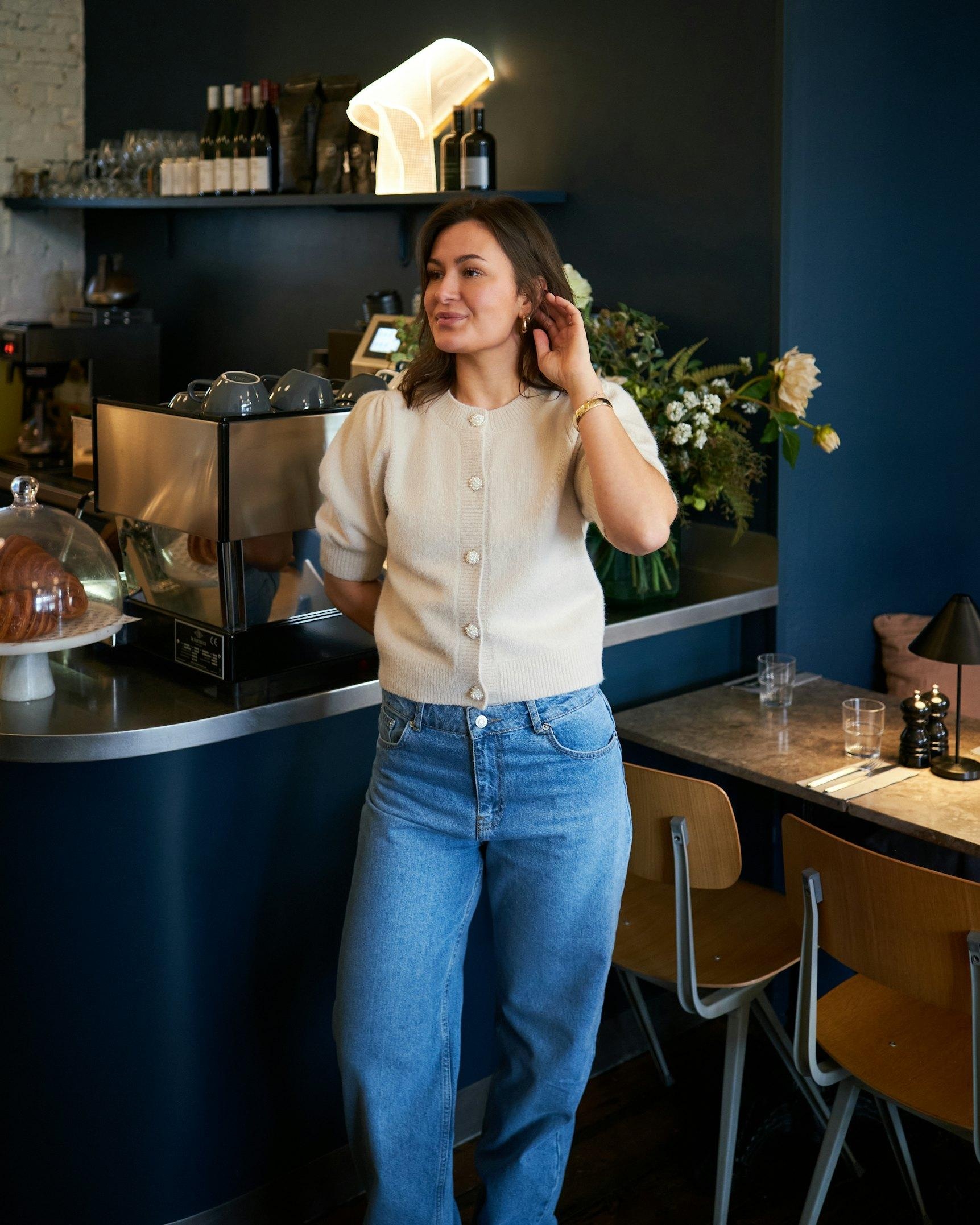 Trudy Deco Knit Cardigan