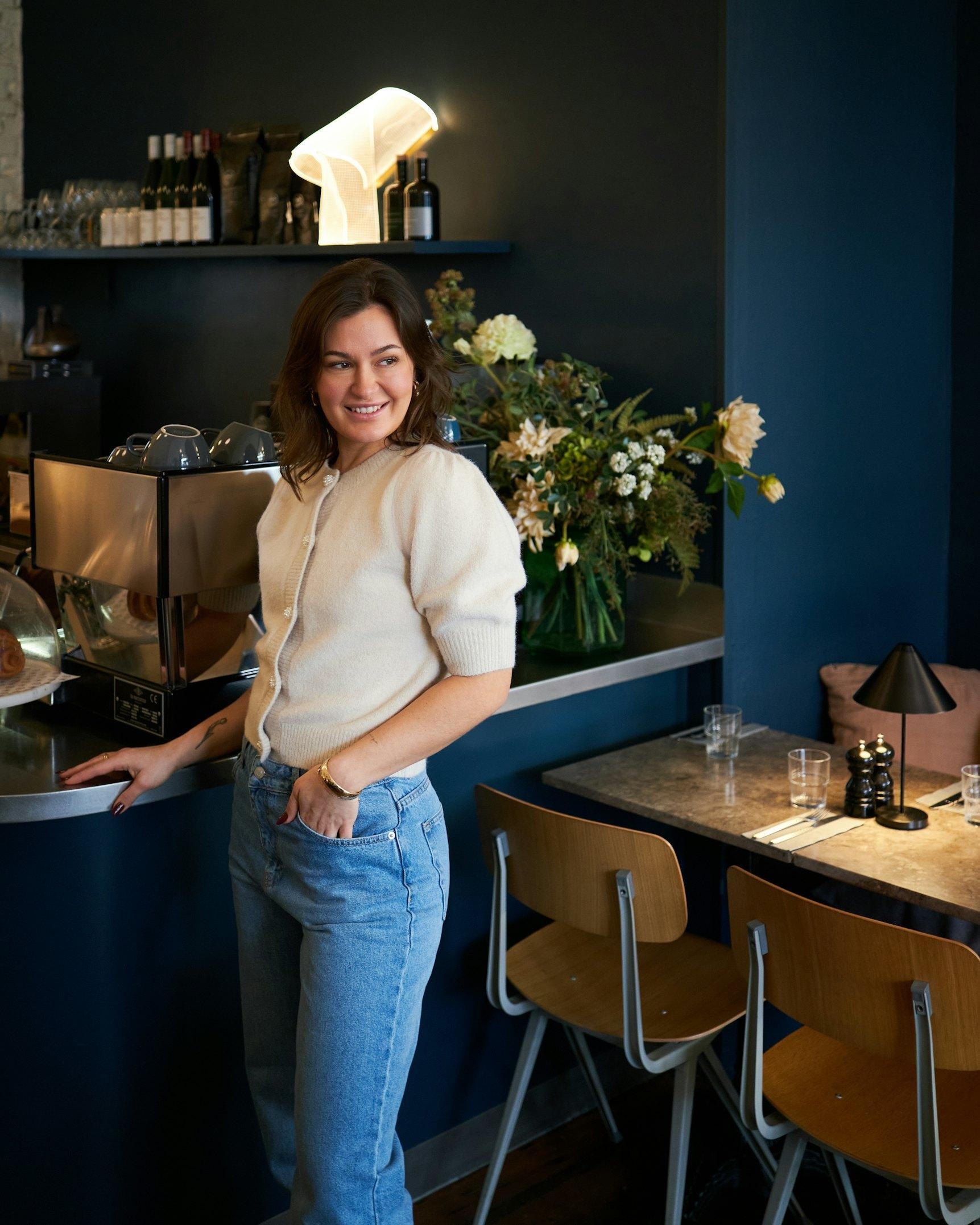 Neo Noir Trudy Deco Knit Cardigan