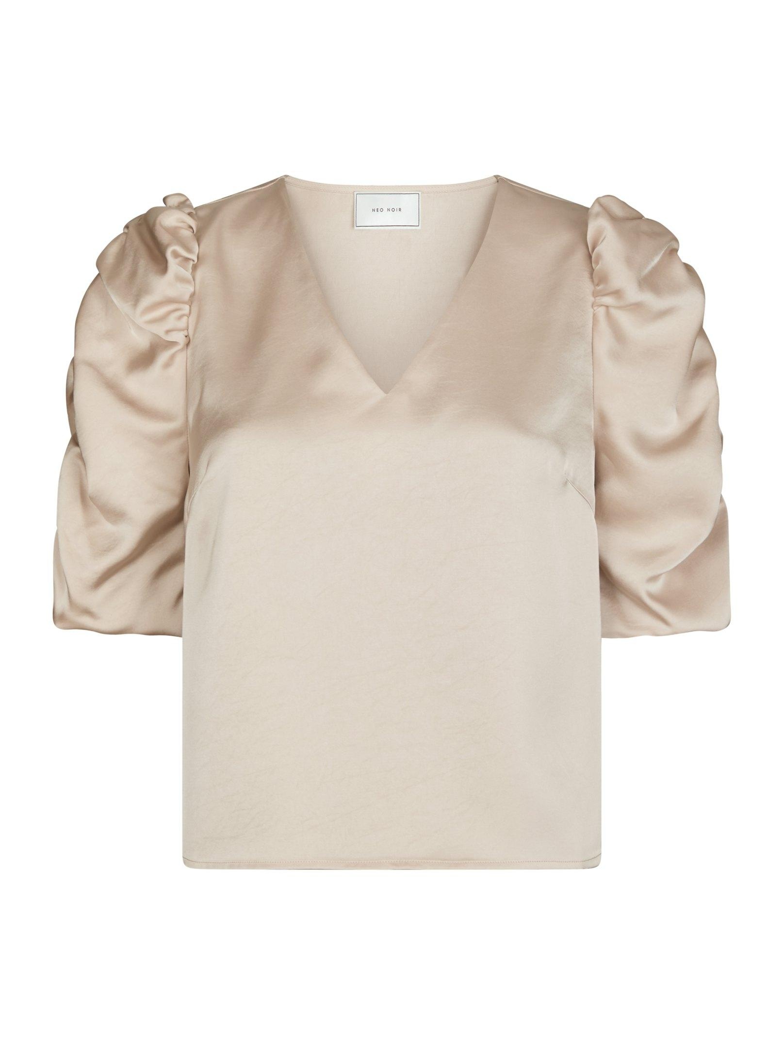 Neo Noir Elba Heavy Sateen Blouse