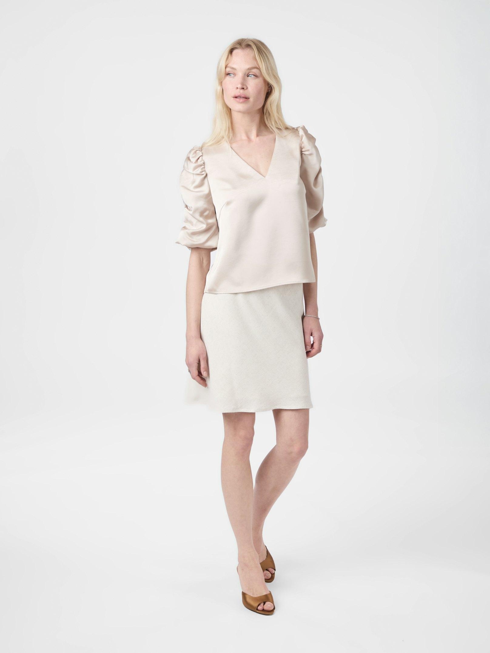 Elba Heavy Sateen Blouse