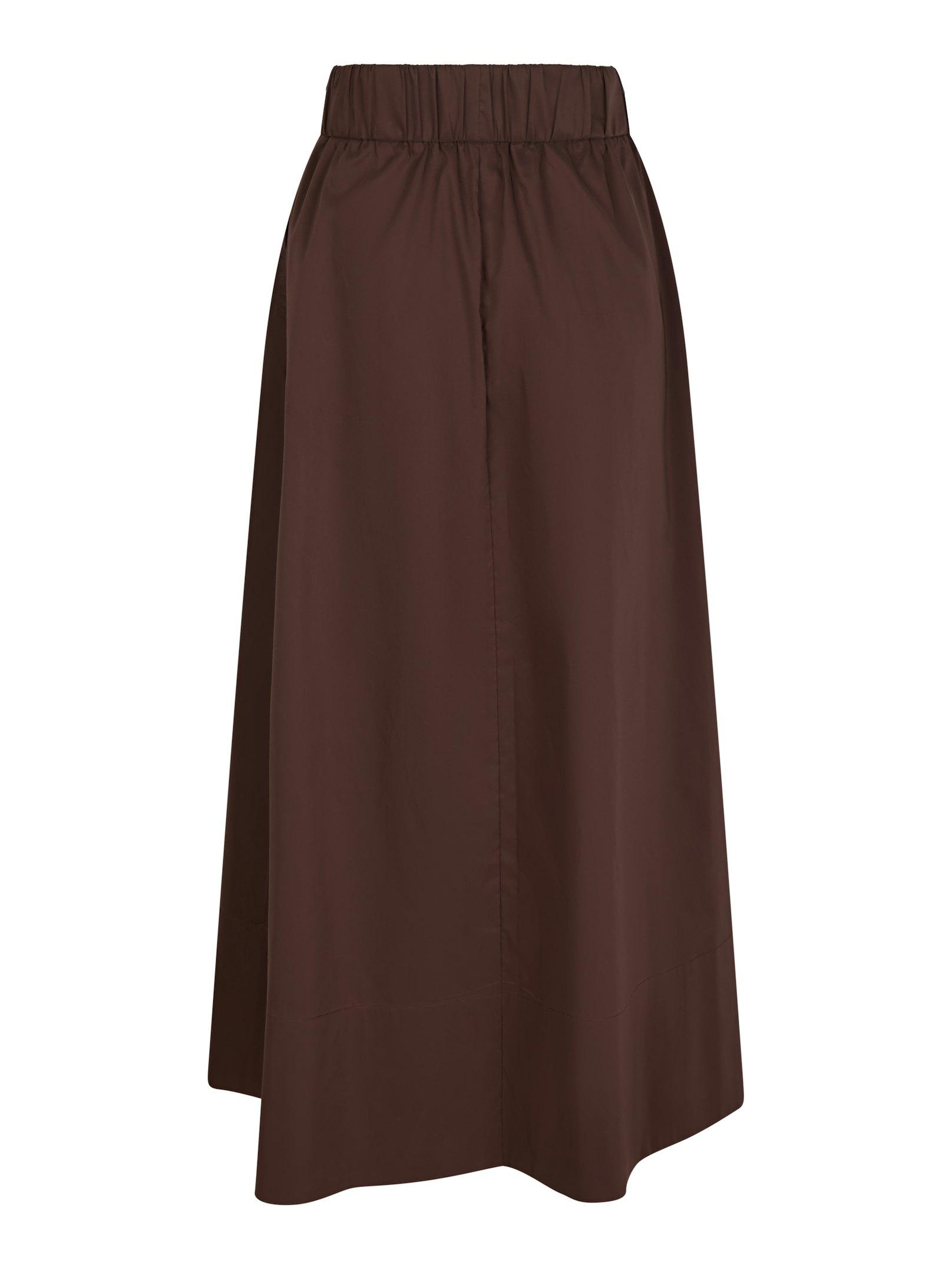 Yara Long Poplin Skirt