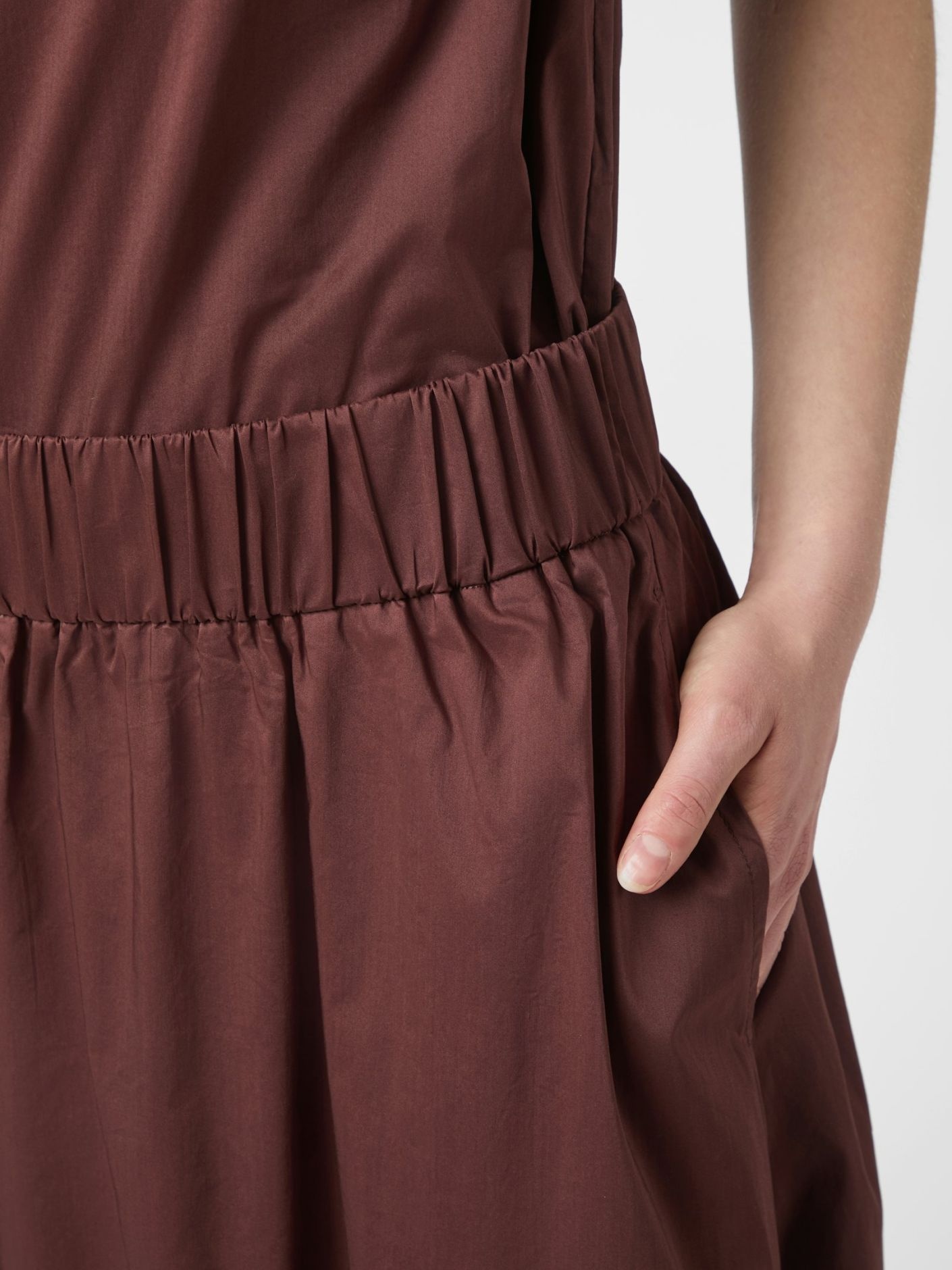 Yara Long Poplin Skirt