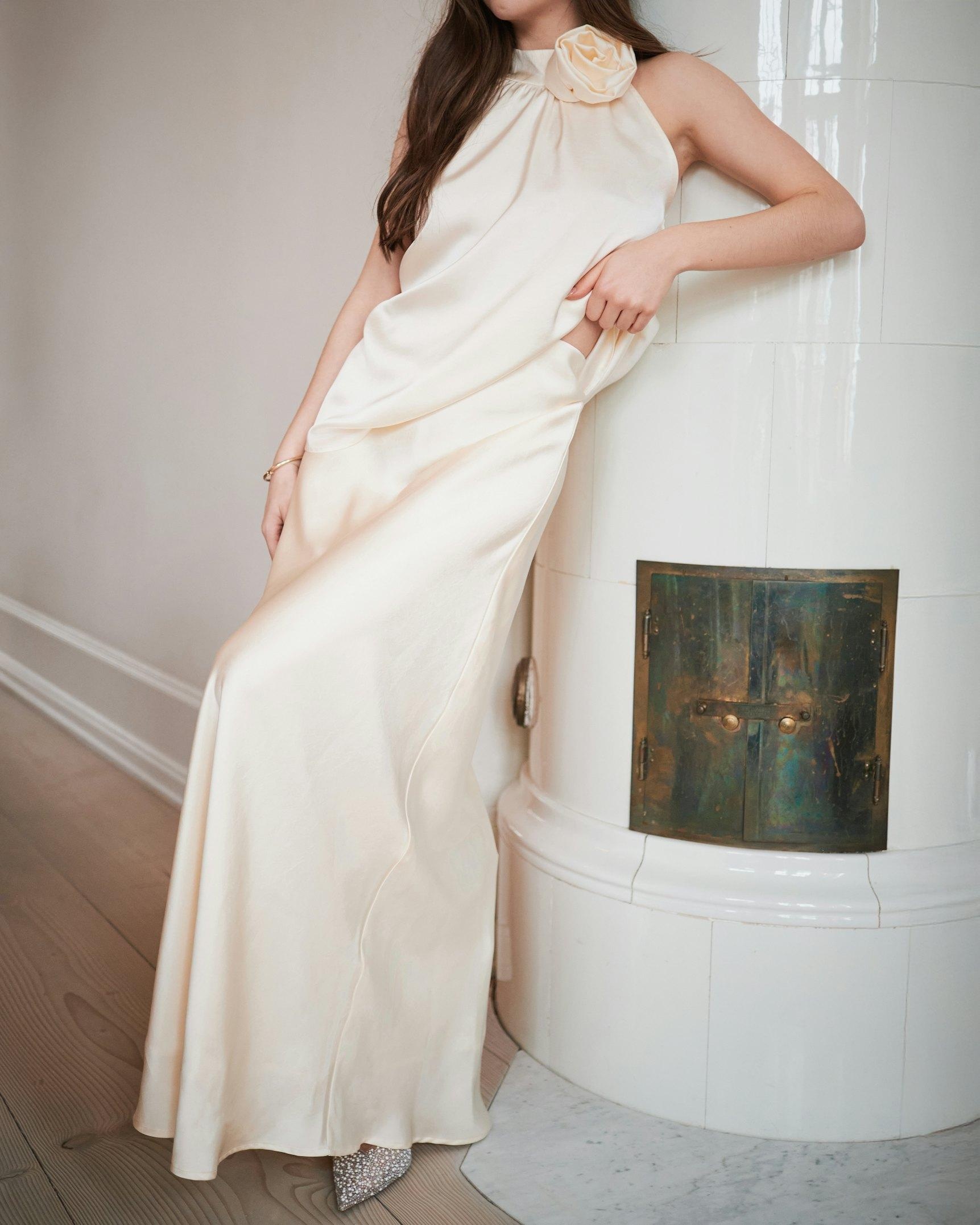 Neo Noir Viso Heavy Sateen Skirt