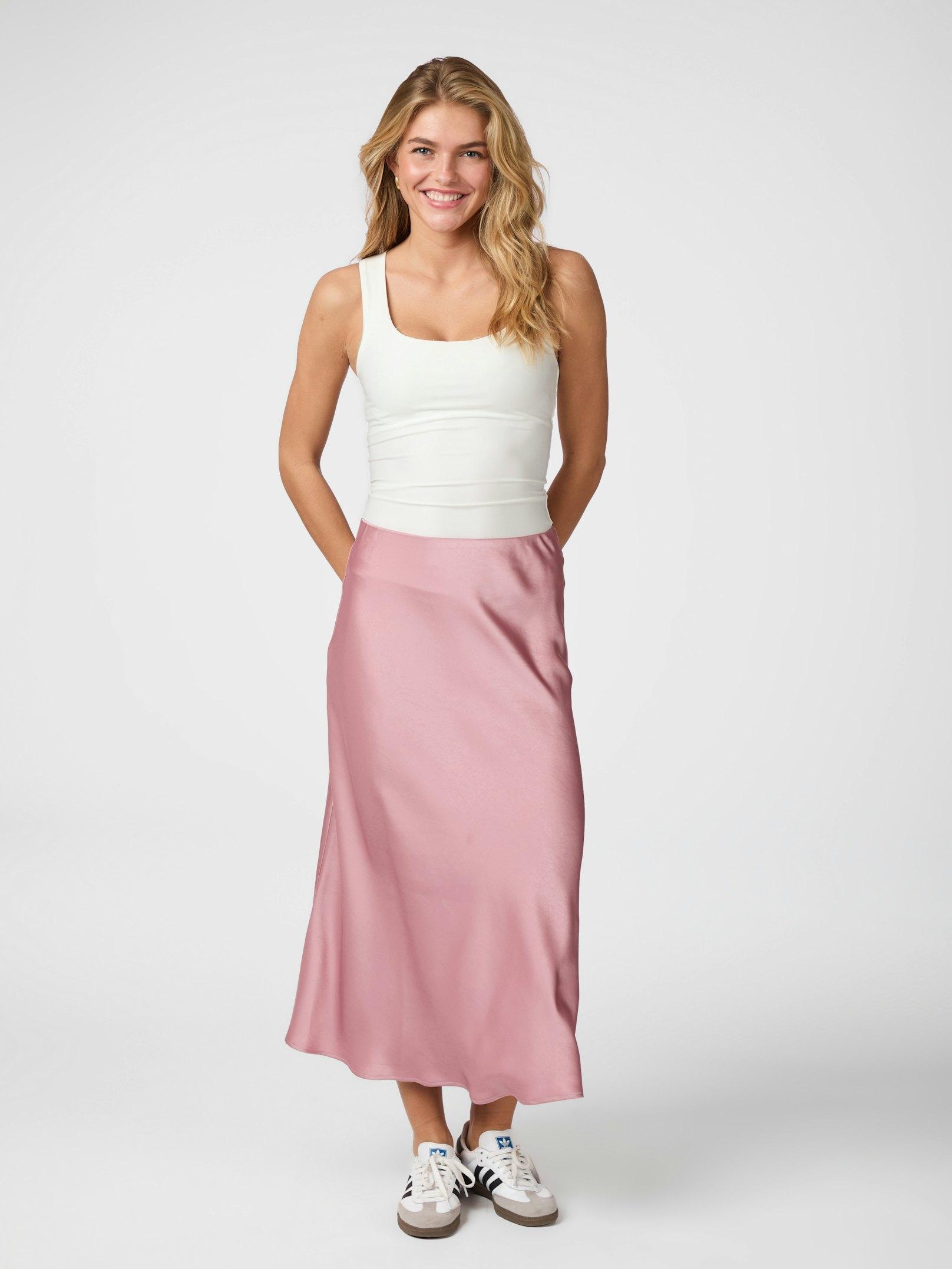 Bovary satin skirt