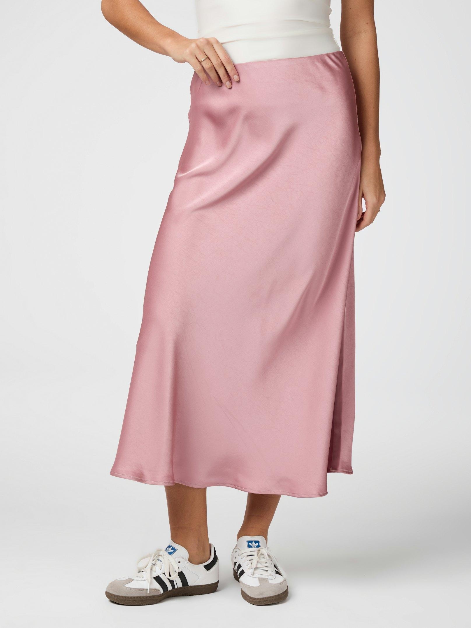 Bovary satin skirt