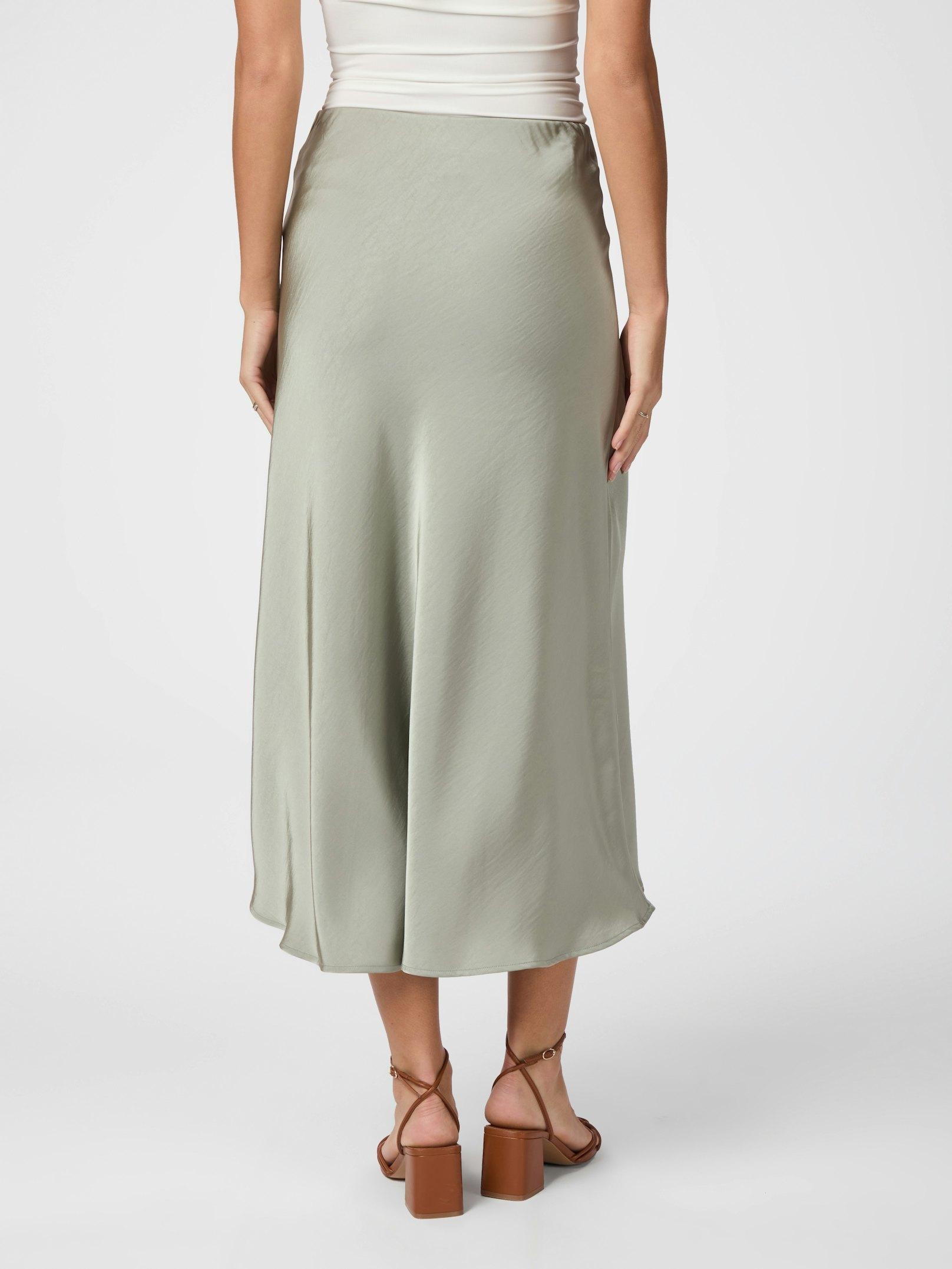 Bovary satin skirt