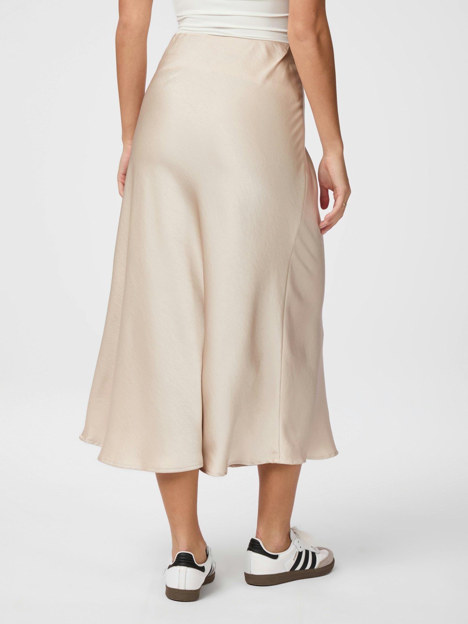 Bovary satin skirt