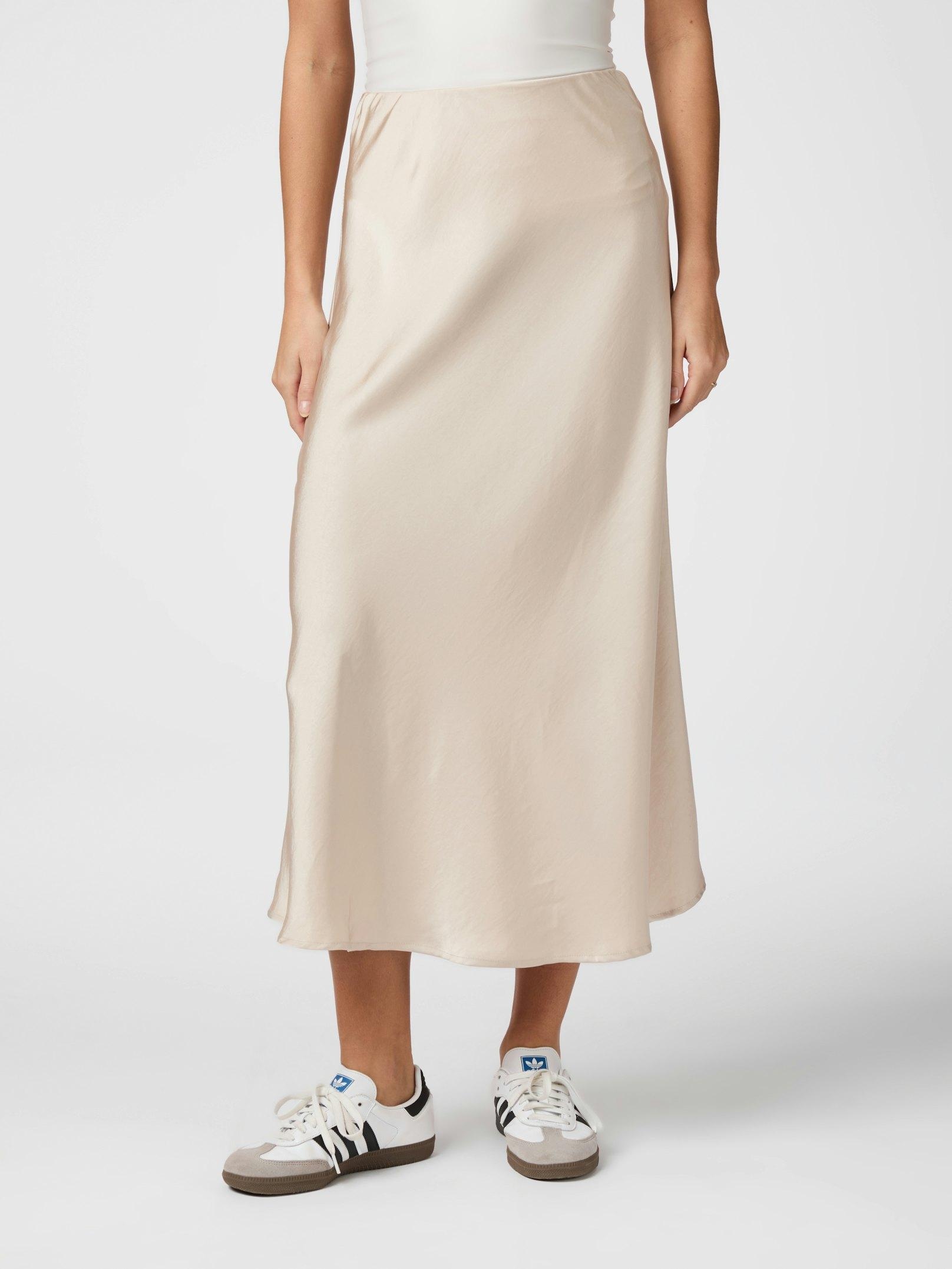 Bovary satin skirt