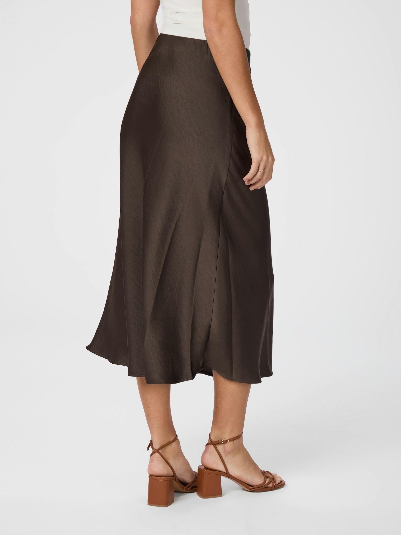 Bovary satin skirt