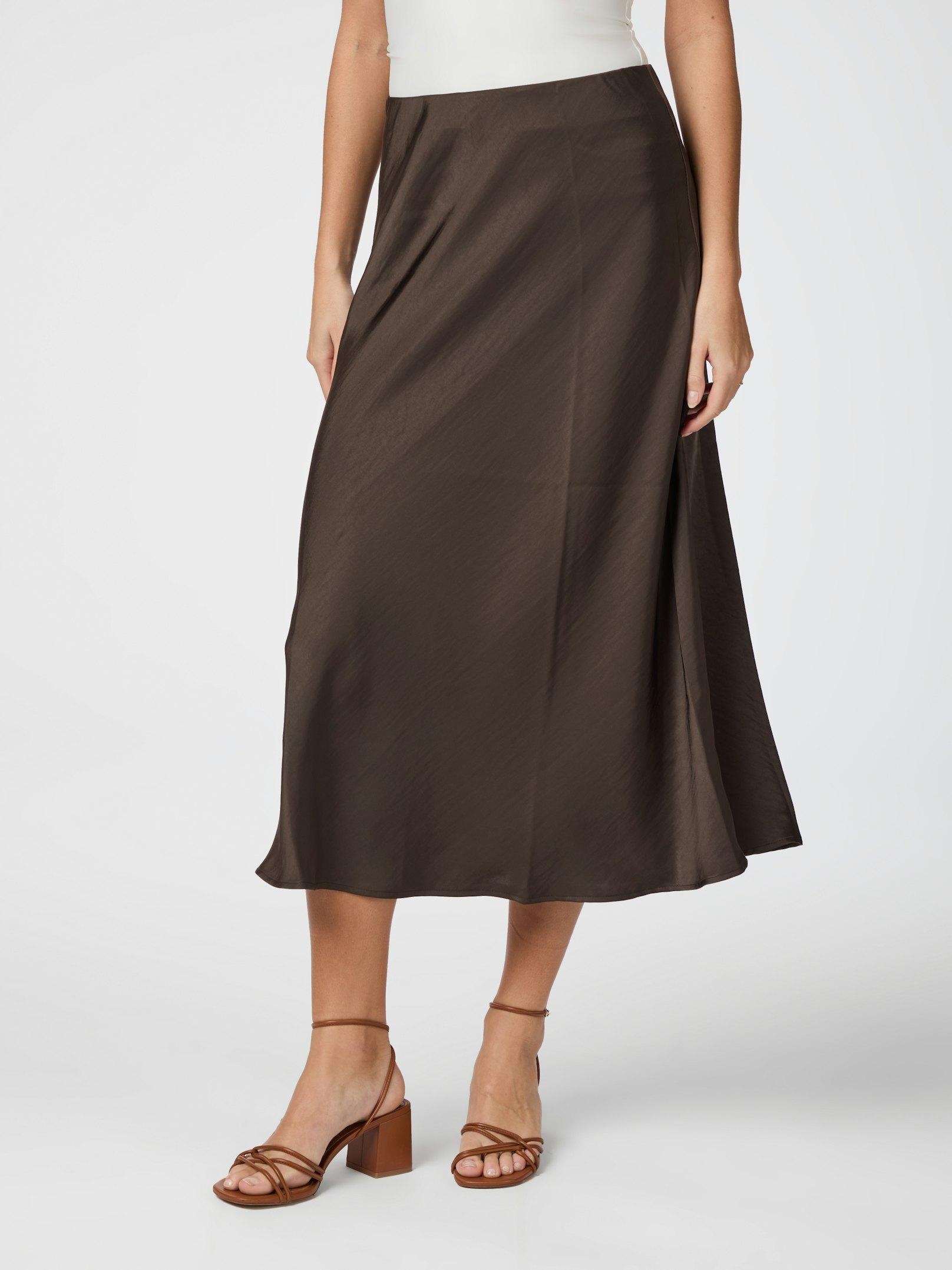 Bovary satin skirt