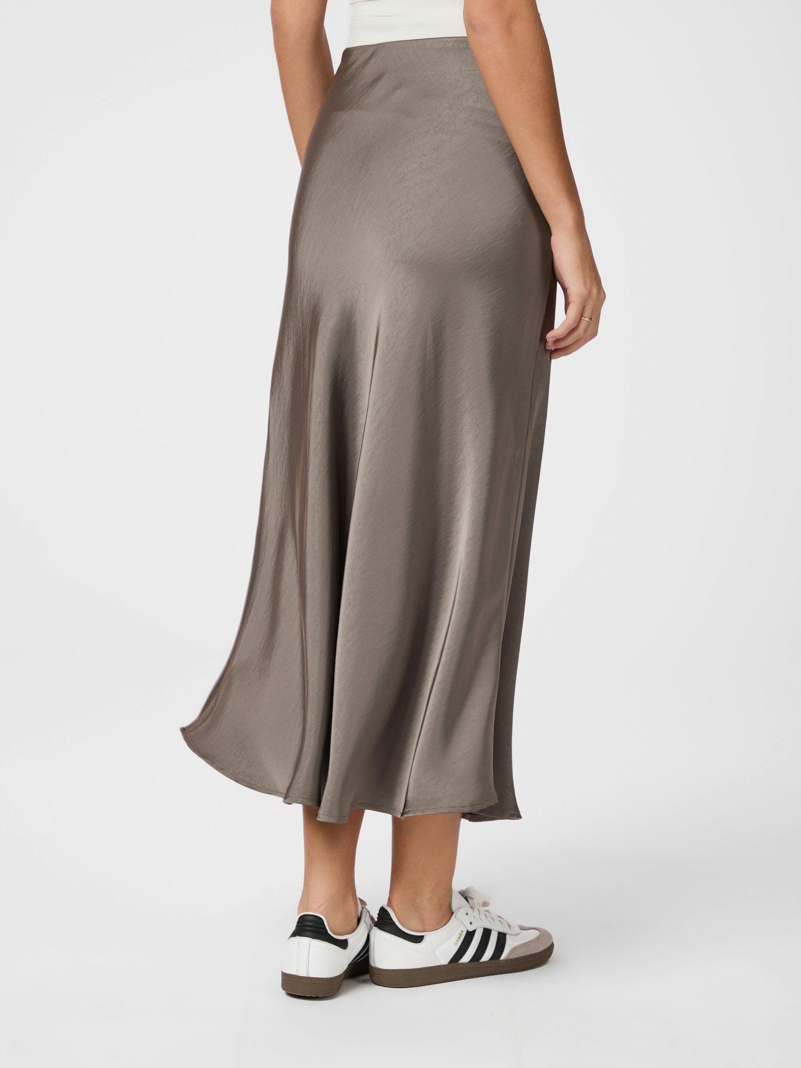 Bovary satin skirt