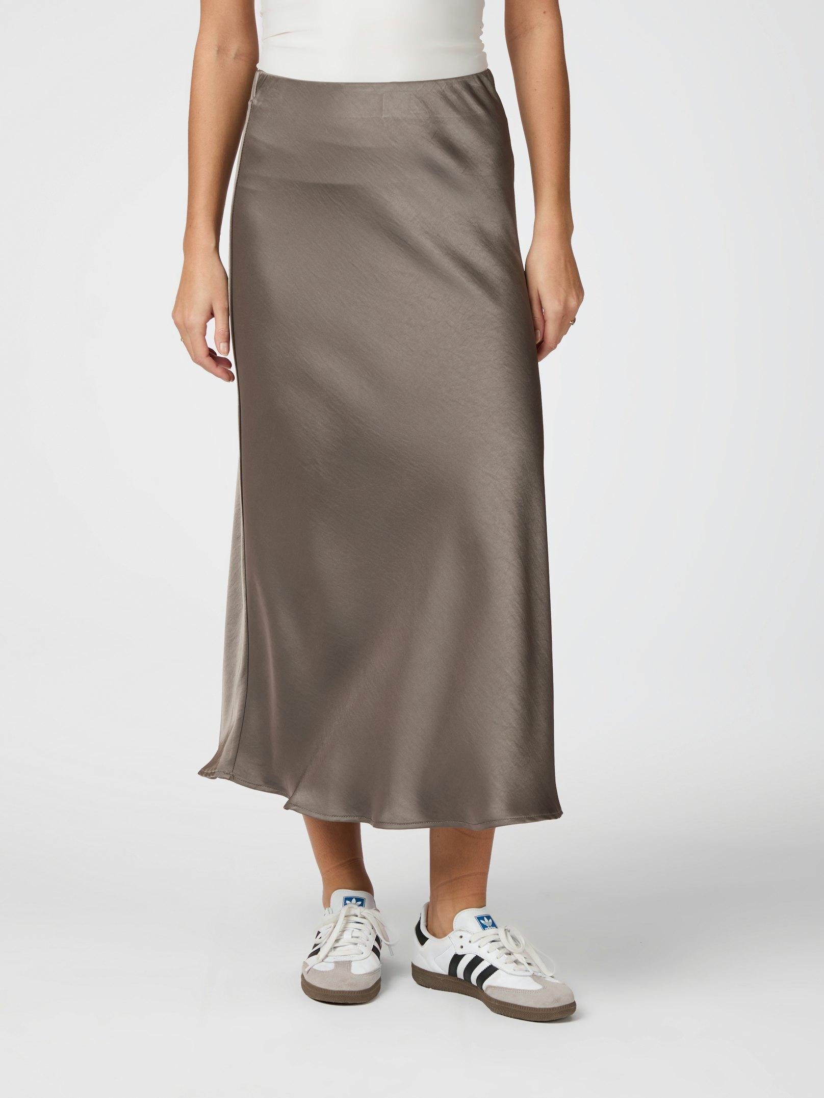 Bovary satin skirt