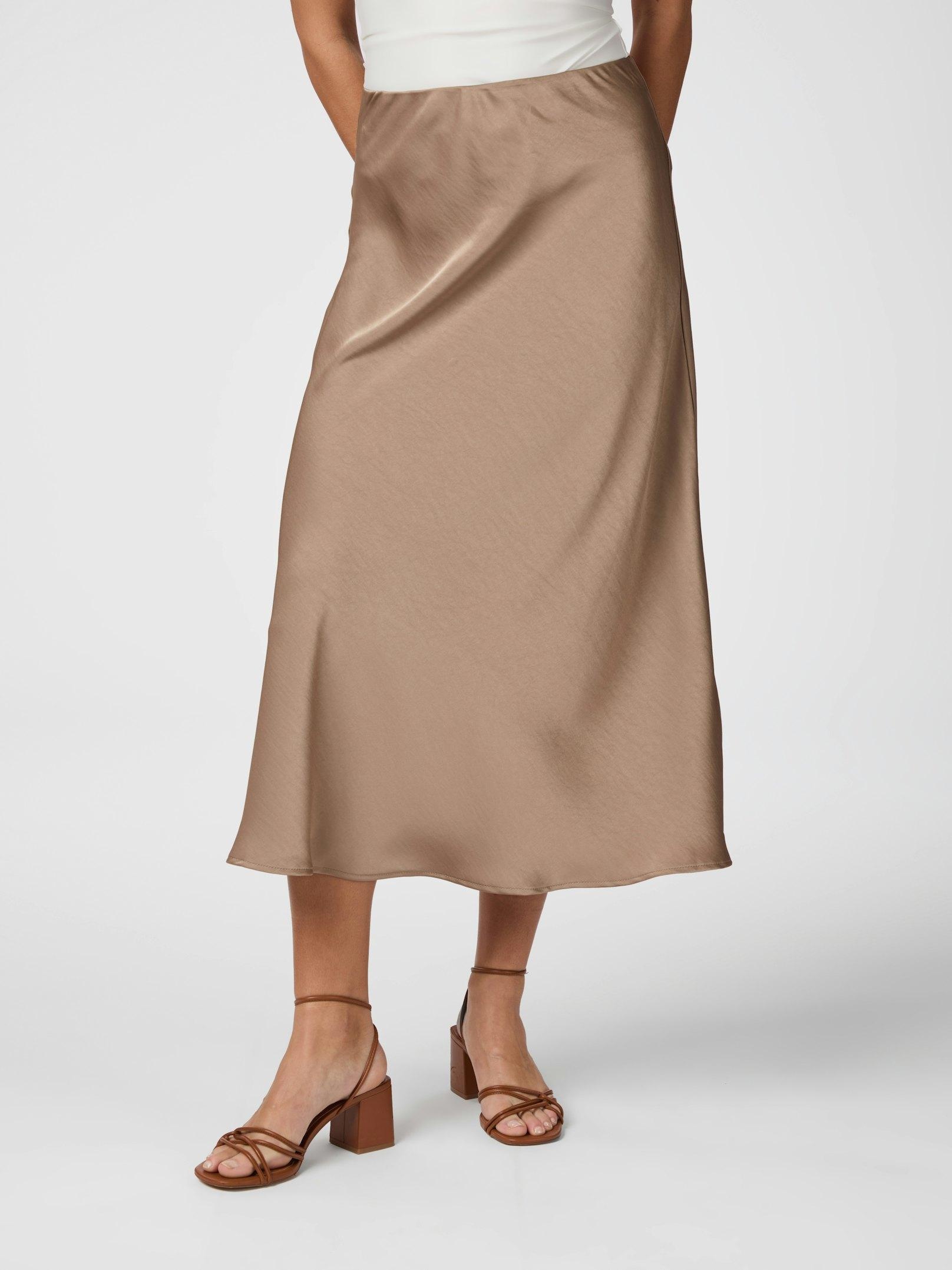 Bovary satin skirt