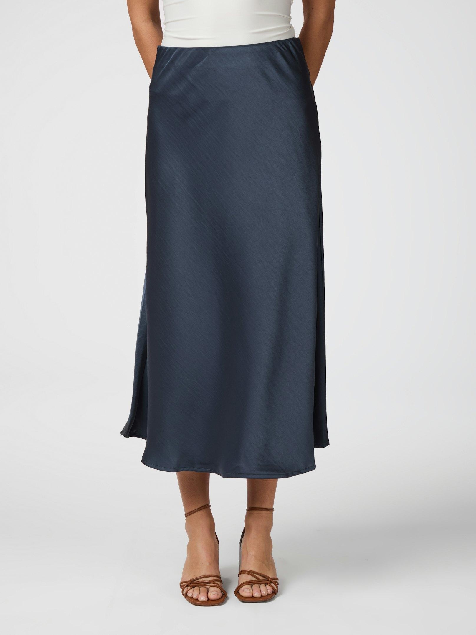 Bovary satin skirt