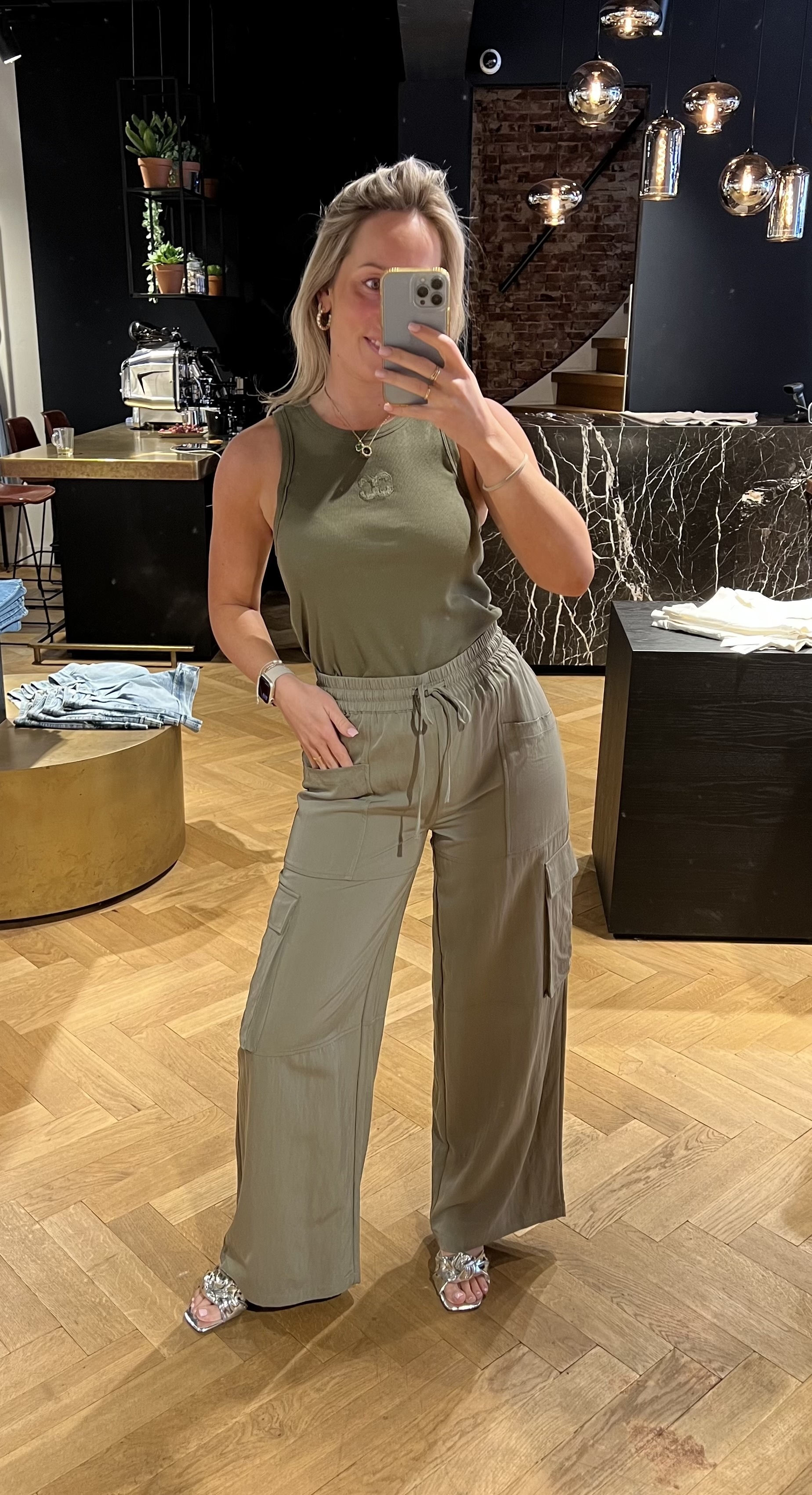 Co'couture Sahara CC Embroidery Tank Top