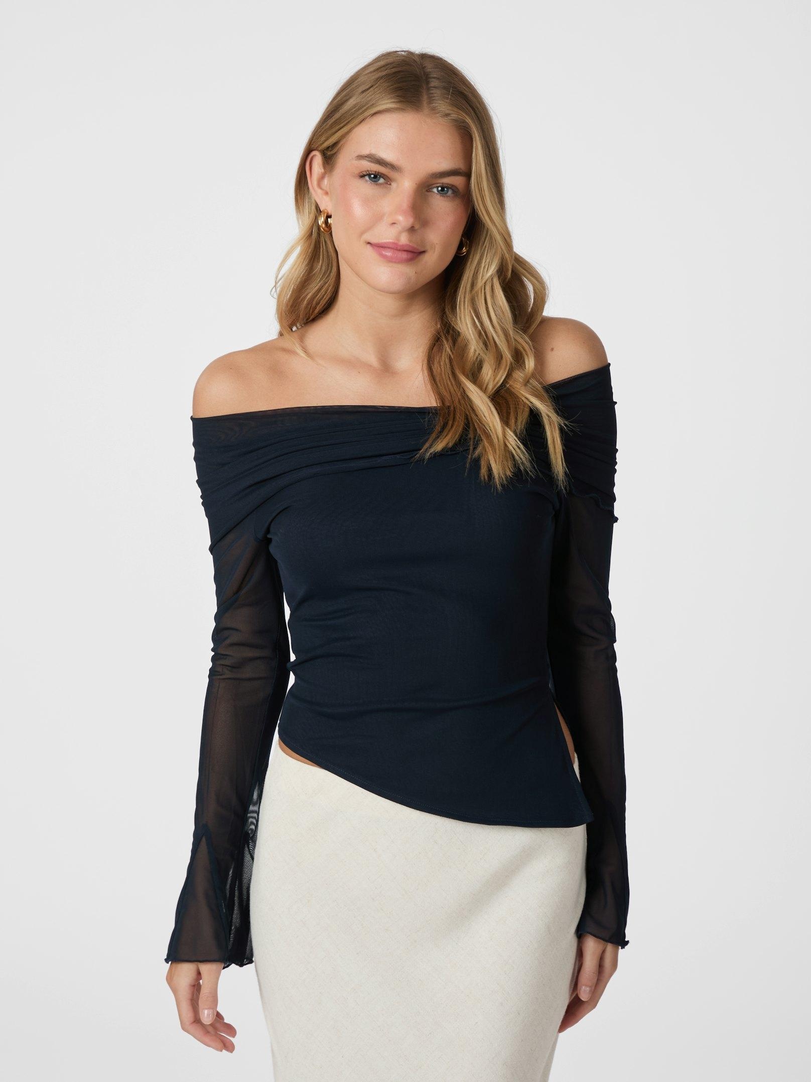 Addie Mesh Blouse