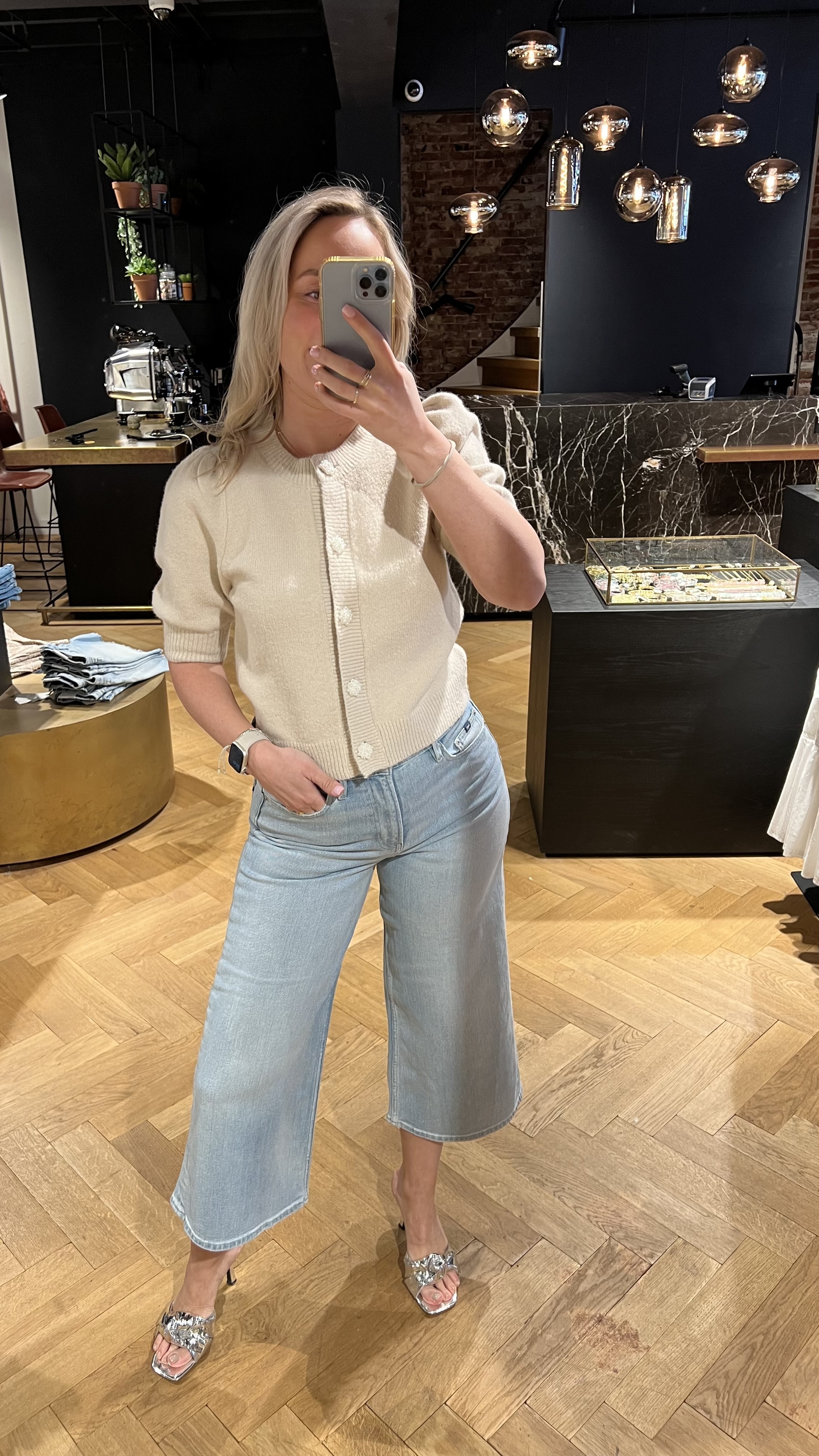 Trudy Deco Knit Cardigan