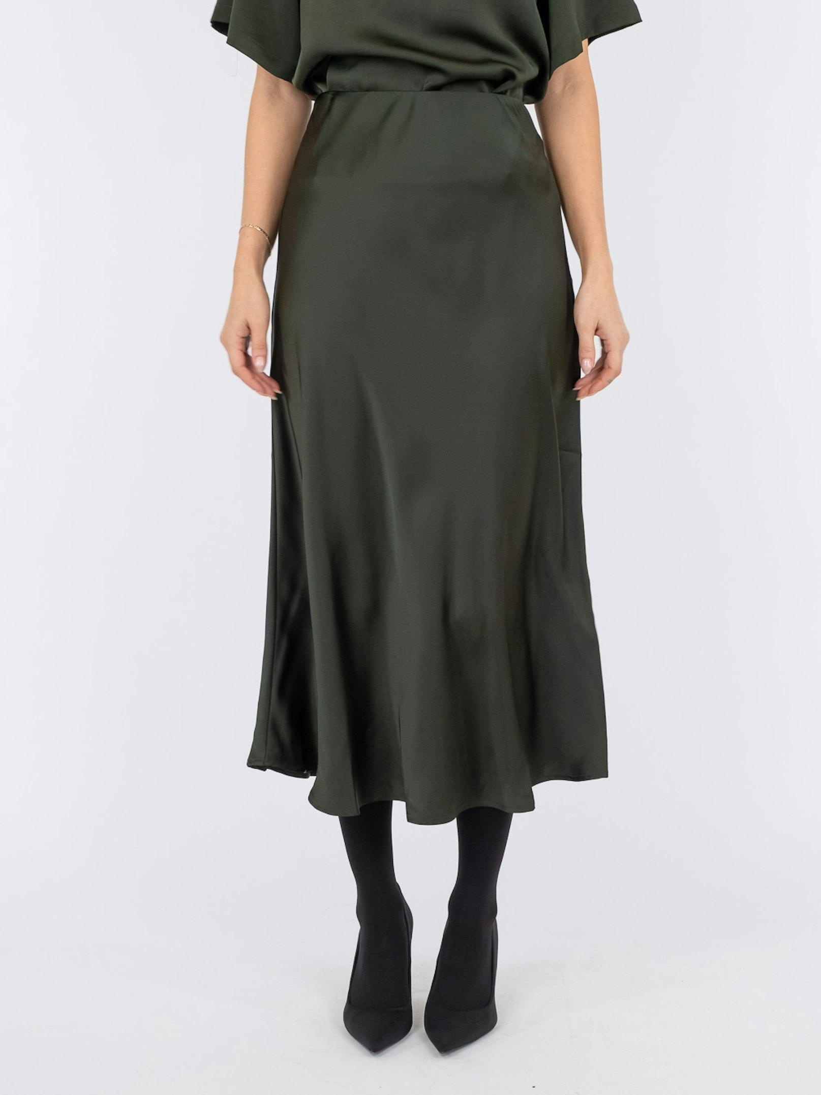 Bovary satin skirt