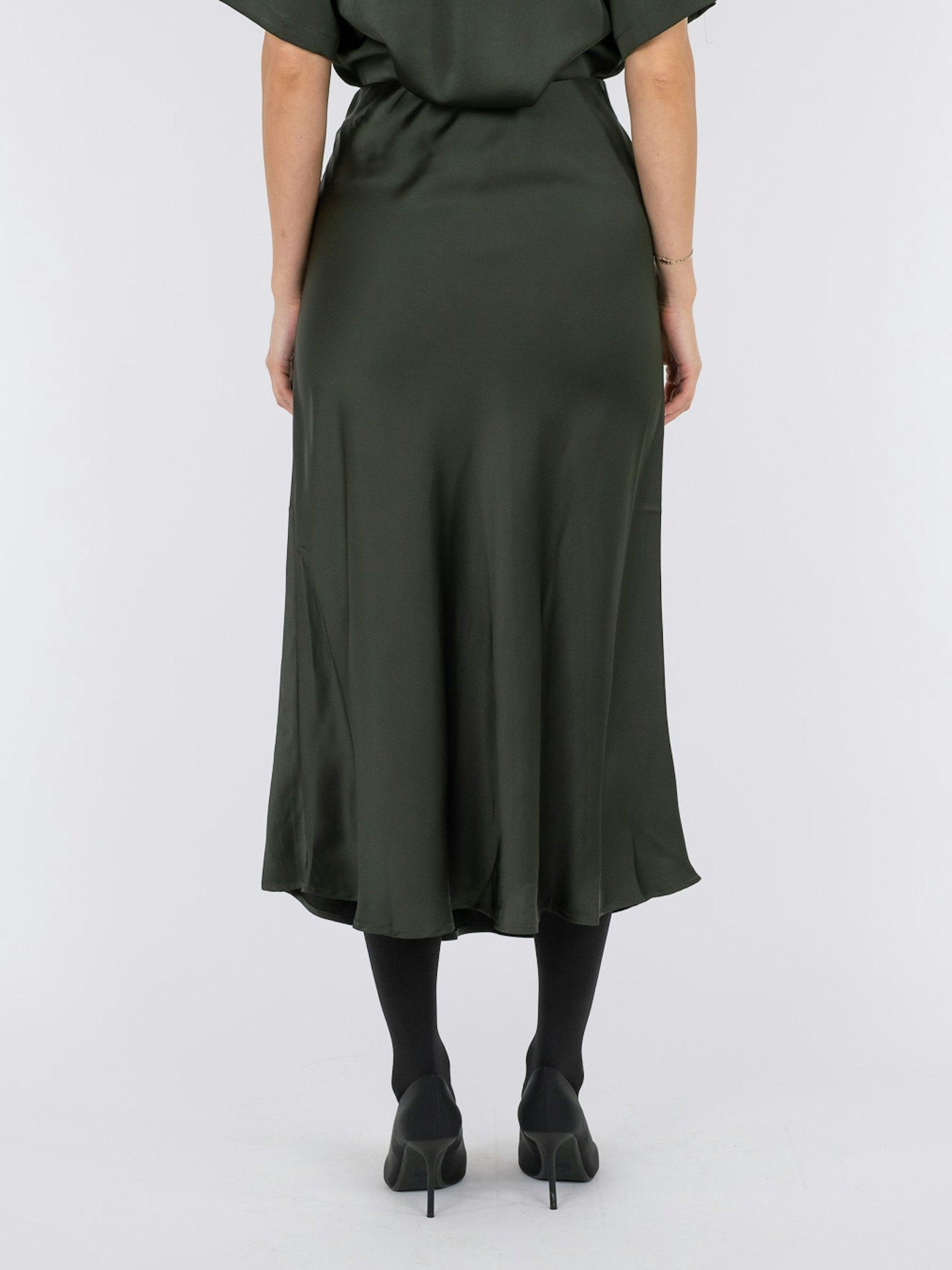 Bovary satin skirt