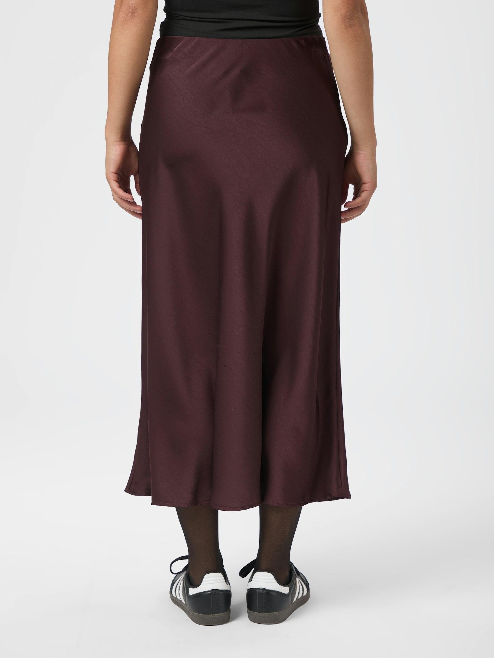 Bovary satin skirt
