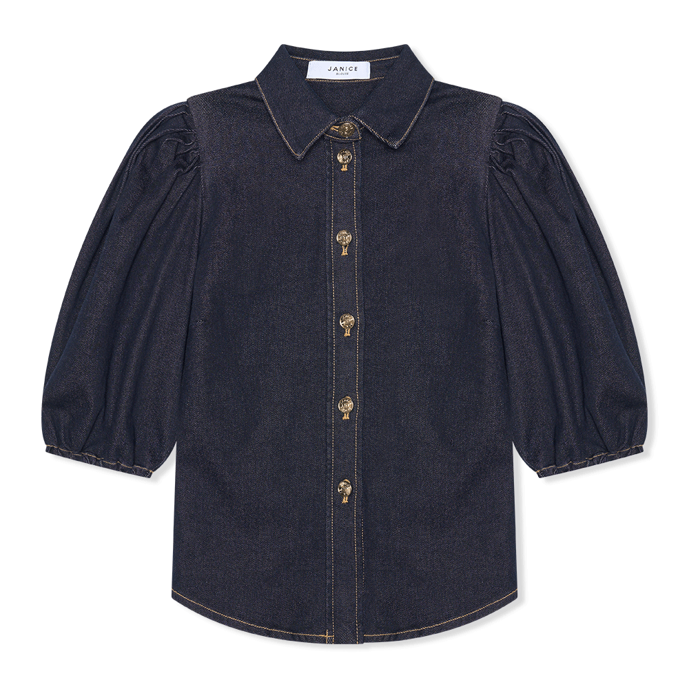Janice Lars denim blouse