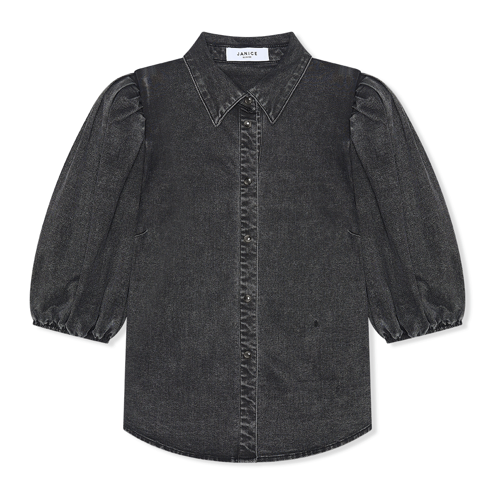 Janice Lars denim blouse