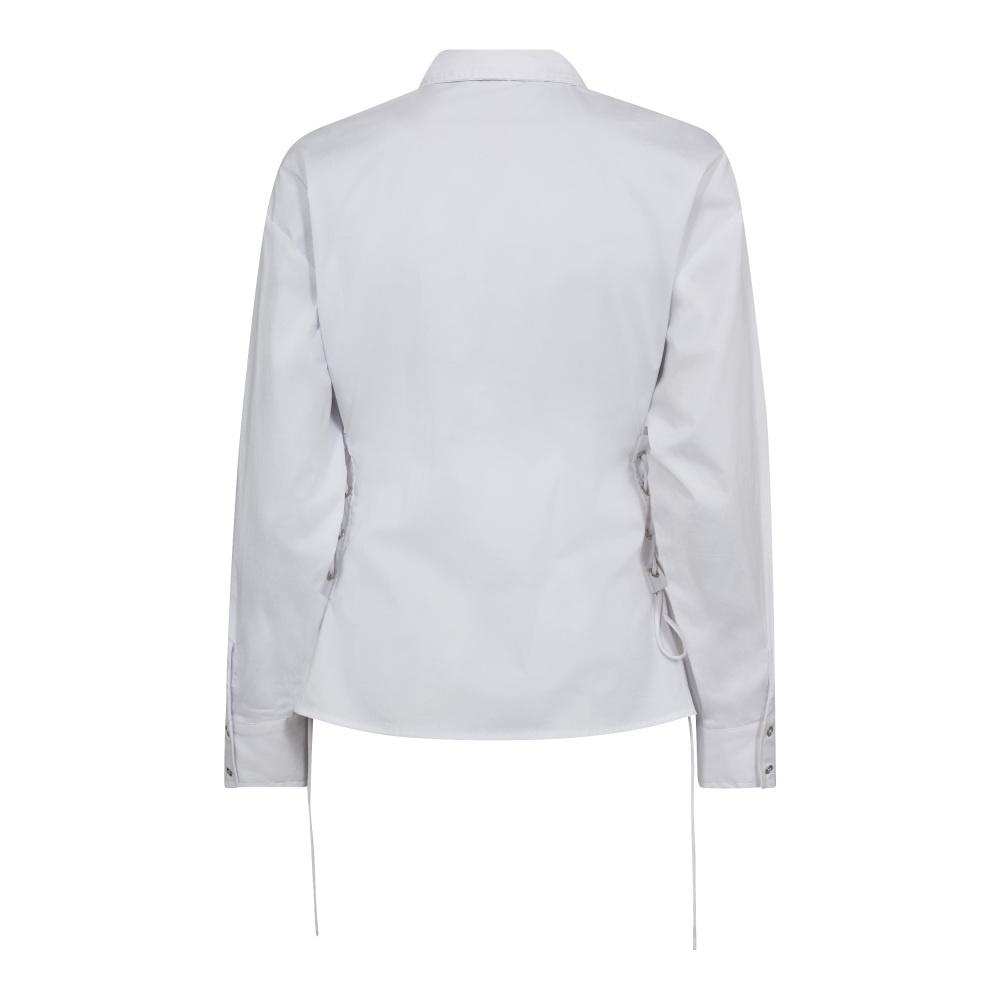 Poppy Eyelet Tie Shirt